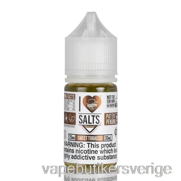 Vape Sverige Söt Tobak - Jag älskar Salter - 30ml 25mg
